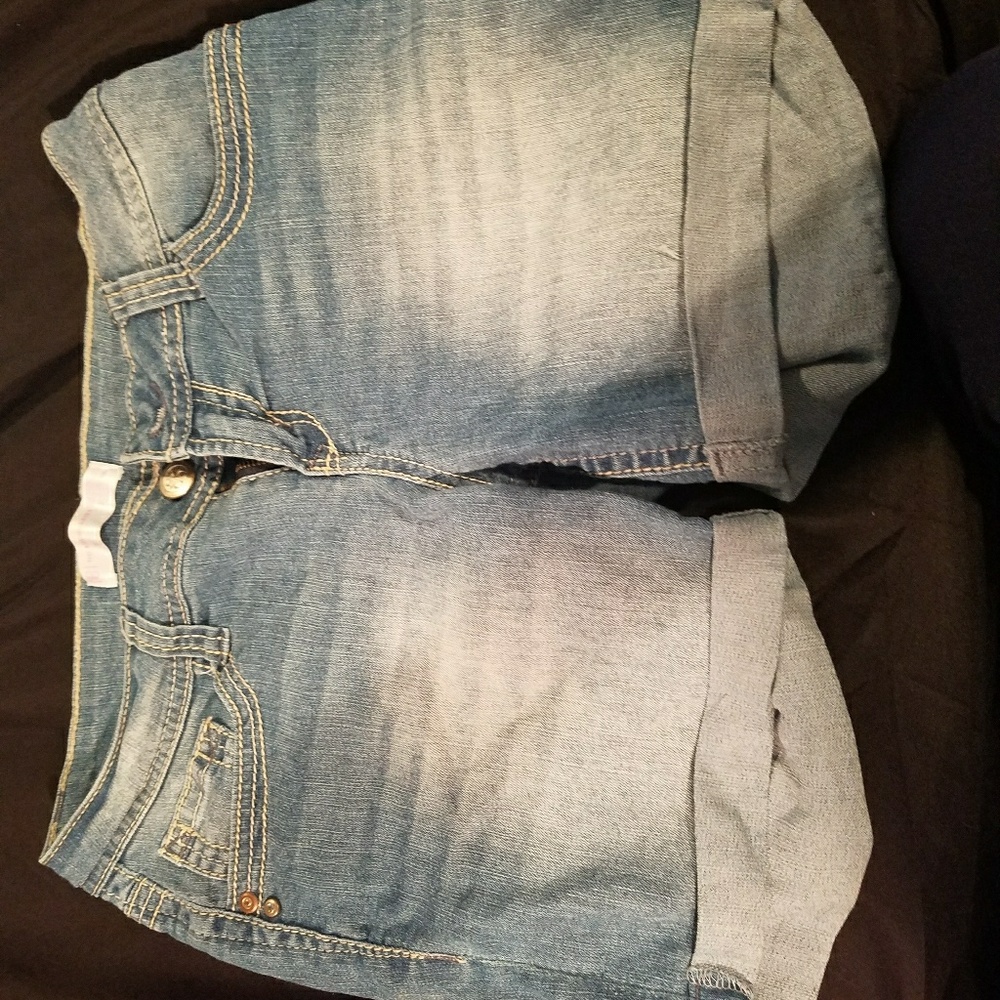 Denim shorts